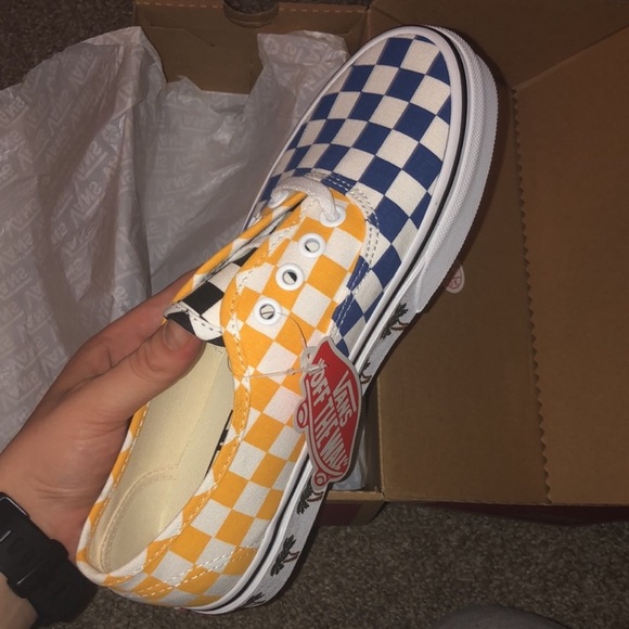 🌴 {RARE} Vans Sidewall Checkerboard Sneakers - Picture 4 of 8